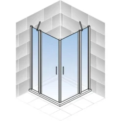 Schulte Eckeinstieg 4-tlg. Alexa Style 2.0 Alu-Natur Depoli Light 90x90x192 Cm 8 Schulte Eckeinstieg 4-tlg. Alexa Style 2.0 Alu-Natur Depoli Light 90x90x192 Cm -Wenko Verkäufe 4060991051203 2053 5