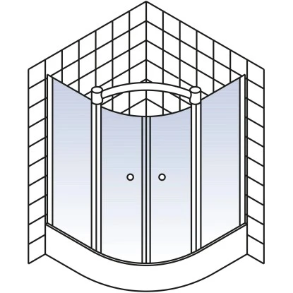 Schulte ExpressPlus Runddusche Garant Mit Duschwanne Alu Natur 200x90x90cm 5 Schulte ExpressPlus Runddusche Garant Mit Duschwanne Alu Natur 200x90x90cm – Bild 5
