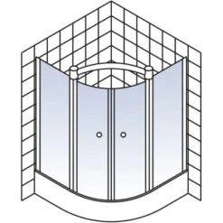 Schulte ExpressPlus Runddusche Garant Mit Duschwanne Chromoptik 200x90x90 15 Schulte ExpressPlus Runddusche Garant Mit Duschwanne Chromoptik 200x90x90 -Wenko Verkäufe 4060991055973 2053 5