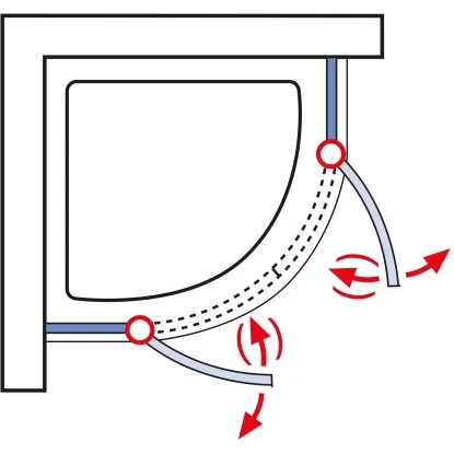 Schulte ExpressPlus Runddusche Garant Mit Duschwanne Chromoptik 200x90x90 6 Schulte ExpressPlus Runddusche Garant Mit Duschwanne Chromoptik 200x90x90 – Bild 6