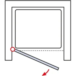 Schulte ExpressPlus Drehtür In Nische Garant Chromoptik Links 200x80cm 15 Schulte ExpressPlus Drehtür In Nische Garant Chromoptik Links 200x80cm -Wenko Verkäufe 4060991056109 2053 6