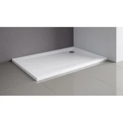 Schulte ExpressPlus Duschwanne Eckig Flach Sanitäracryl Asymmetrisch 80 X 120 Cm