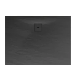 Schulte ExpressPlus Duschwanne Mineralguss Mit Steinstruktur 75x100cm Anthrazit