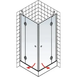 Schulte Eckeinstieg 4-tlg. Toura Pendelbar Schwarz 200 X 100 X 100 Cm Klar Hell 11 Schulte Eckeinstieg 4-tlg. Toura Pendelbar Schwarz 200 X 100 X 100 Cm Klar Hell -Wenko Verkäufe 4060991070136 2053 6