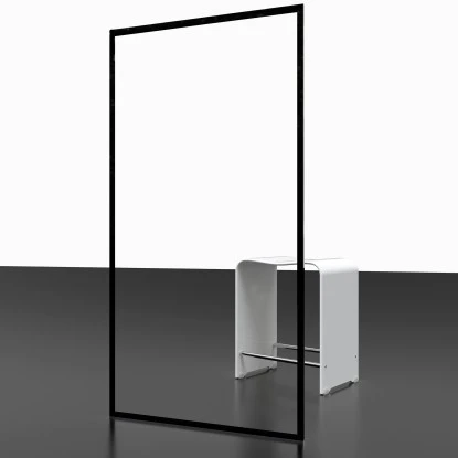 Schulte Walk In Frontteil Alexa Style 2.0 Dekor Frame Mattschwarz 200 X 100 Cm 3 Schulte Walk In Frontteil Alexa Style 2.0 Dekor Frame Mattschwarz 200 X 100 Cm – Bild 3