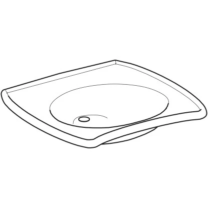 Geberit Waschbecken Vitalis Barrierefrei 65 Cm 2 Geberit Waschbecken Vitalis Barrierefrei 65 Cm – Bild 2