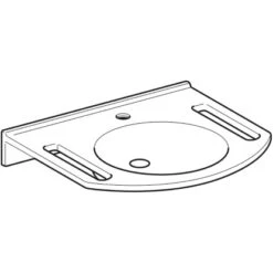 Geberit Waschbecken Publica 60 Cm Weiß Mit Ausschnitten -Wenko Verkäufe 4123 402160016 Perspective