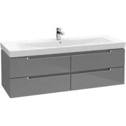 Villeroy & Boch Waschbeckenunterschrank 128,7 Cm Subway 2.0 A691 Glossy White