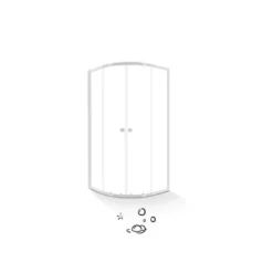 Baliv Duschkabine DUK-80.20R 80 Cm X 80 Cm Chrom -Wenko Verkäufe 4250312107720 S03 080720 L