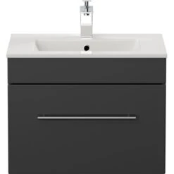 Posseik Waschplatz Viva 60 Cm Schwarz Seidenglanz 15 Posseik Waschplatz Viva 60 Cm Schwarz Seidenglanz -Wenko Verkäufe 4251461507164 8