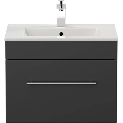 Posseik Waschplatz Viva 60 Cm Schwarz Seidenglanz 8 Posseik Waschplatz Viva 60 Cm Schwarz Seidenglanz – Bild 8