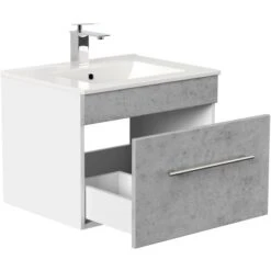 Posseik Waschplatz Viva 60 Cm Beton -Wenko Verkäufe 4251461507195 4