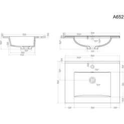 Posseik Waschplatz Viva 60 Cm Beton -Wenko Verkäufe 4251461507195 6