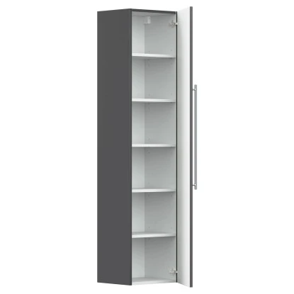 Posseik Badmöbelset Argos Anthrazit Seidenglanz Inkl. LED Spiegel Mit Touch-Funk 6 Posseik Badmöbelset Argos Anthrazit Seidenglanz Inkl. LED Spiegel Mit Touch-Funk – Bild 6