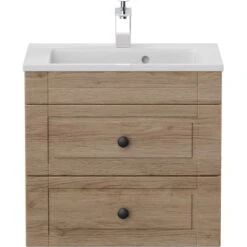 Posseik Badmöbel-Set Apollo H X B X T: 56 Cm X 60 Cm X 46 Cm Eiche Hell -Wenko Verkäufe 4251982604151 4873 8