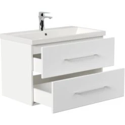 Posseik Badmöbel-Set Piano Weiß Matt 80 Cm 3-teilig 17 Posseik Badmöbel-Set Piano Weiß Matt 80 Cm 3-teilig -Wenko Verkäufe 4251982618806 4873 8