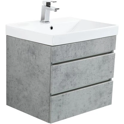 Posseik Waschplatz Amilia H 58 X B 60 X T 48 Cm Beton Schubladen Grifflos 1 Posseik Waschplatz Amilia H 58 X B 60 X T 48 Cm Beton Schubladen Grifflos