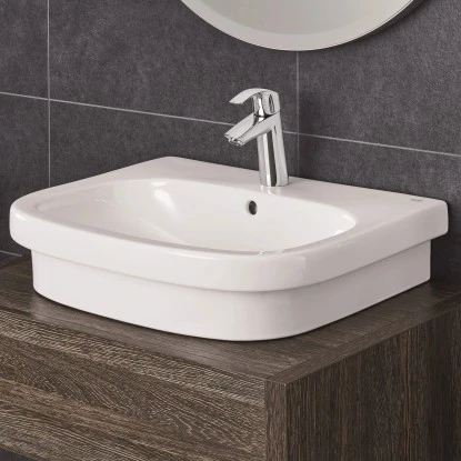 Grohe Aufsatz-Waschbecken Euro Keramik 60 Cm Alpinweiß 2 Grohe Aufsatz-Waschbecken Euro Keramik 60 Cm Alpinweiß – Bild 2