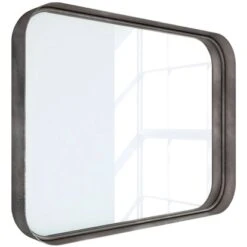 Randal Metallspiegel Rechteckig 80 Cm X 60 Cm Altes Silber