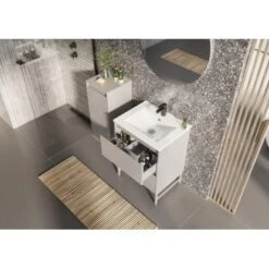 Maximus Waschbeckenunterschrank Sisi 60 Cm 2 Schubladen Stone Matt -Wenko Verkäufe 441248 4807 Ambiente 3 1