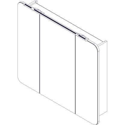 Fackelmann Spiegelschrank 90 Cm Milano Weiß 6 Fackelmann Spiegelschrank 90 Cm Milano Weiß – Bild 6