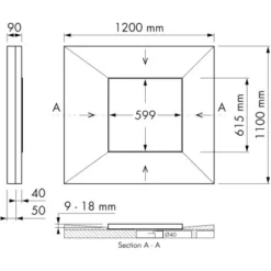 ESS Easy Drain Duschrinne DOT Square 61,5 X 61,5 Cm 7 ESS Easy Drain Duschrinne DOT Square 61,5 X 61,5 Cm -Wenko Verkäufe 4848529 1709 tz