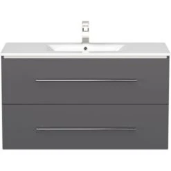 Posseik Waschplatz 100 Cm Homeline Anthrazit 11 Posseik Waschplatz 100 Cm Homeline Anthrazit -Wenko Verkäufe 4873 HOMELINE100000104DE 5