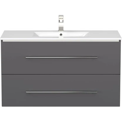 Posseik Waschplatz 100 Cm Homeline Anthrazit 5 Posseik Waschplatz 100 Cm Homeline Anthrazit – Bild 5