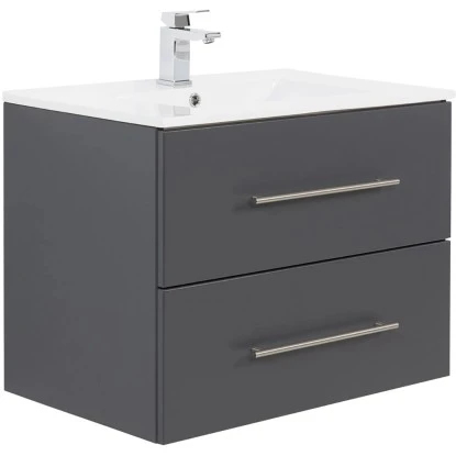 Posseik Waschtisch Homeline 54 Cm X 70 Cm X 46 Cm Anthrazit 2 Posseik Waschtisch Homeline 54 Cm X 70 Cm X 46 Cm Anthrazit – Bild 2