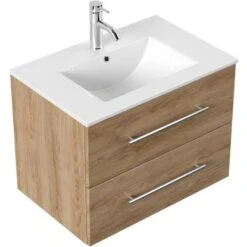 Posseik Waschplatz Homeline 70 Cm Eiche Hell 2-teilig 9 Posseik Waschplatz Homeline 70 Cm Eiche Hell 2-teilig -Wenko Verkäufe 4873 HOMELINE70000214DE 3