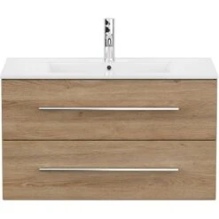 Posseik Waschplatz Homeline 90 Cm Eiche Hell 2-teilig 11 Posseik Waschplatz Homeline 90 Cm Eiche Hell 2-teilig -Wenko Verkäufe 4873 HOMELINE90000214DE 5