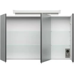 Posseik Spiegelschrank 100 Cm Anthrazit Seidenglanz -Wenko Verkäufe 4873 PSPS100CM1000104DE 3
