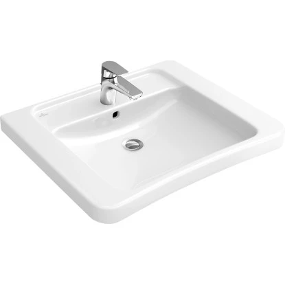 Villeroy & Boch Waschbecken Architectura Vita 65 Cm Alpinweiß Unterfahrbar 1 Villeroy & Boch Waschbecken Architectura Vita 65 Cm Alpinweiß Unterfahrbar