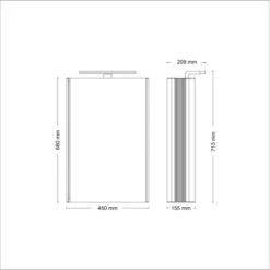 Jokey Spiegelschrank Single Mit LED-Beleuchtung Weiß -Wenko Verkäufe 5073 3707 1242111100190 Sk
