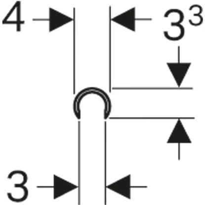 Geberit Beckenrandschoner Publica Für Ausgussbecken 4 Geberit Beckenrandschoner Publica Für Ausgussbecken – Bild 4