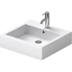 Duravit Waschbecken Vero 50 Cm Weiß Mit Überlauf + 1 Hahnloch