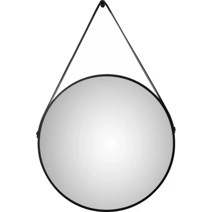 DSK Design LED-Lichtspiegel Rund Silver Barbier Ø 50 Cm Schwarz Matt 1 DSK Design LED-Lichtspiegel Rund Silver Barbier Ø 50 Cm Schwarz Matt