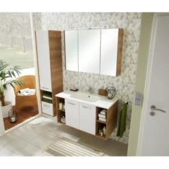 Pelipal Waschplatz 101 Cm Quickset 362 Riviera Weiß-Eiche -Wenko Verkäufe 517812 2467 2