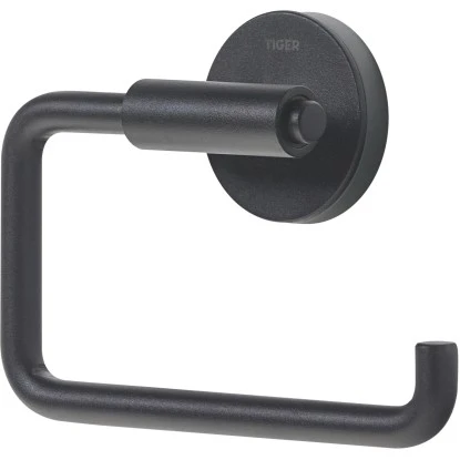 Tiger Toilettenpapierhalter Ohne Deckel Urban Schwarz 2 Tiger Toilettenpapierhalter Ohne Deckel Urban Schwarz – Bild 2