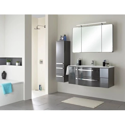 Pelipal Waschtischunterschrank 115 Cm Serie 4005 Steingrau 2 Pelipal Waschtischunterschrank 115 Cm Serie 4005 Steingrau – Bild 2