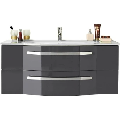 Pelipal Waschtischunterschrank 115 Cm Serie 4005 Steingrau 1 Pelipal Waschtischunterschrank 115 Cm Serie 4005 Steingrau