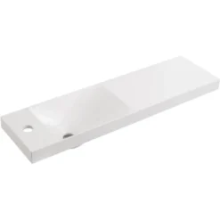 Fackelmann Design-Waschbecken 80 Cm Scera Slim Weiß