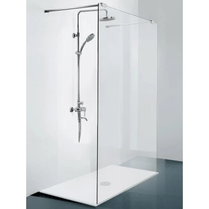 Sanotechnik Duschtrennwand Elegance Mit Teleskophalterung 195 Cm X 120 Cm Chrom 1 Sanotechnik Duschtrennwand Elegance Mit Teleskophalterung 195 Cm X 120 Cm Chrom