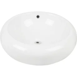 AquaSu AmOro Aufsatz-Waschbecken 52 Cm Weiß