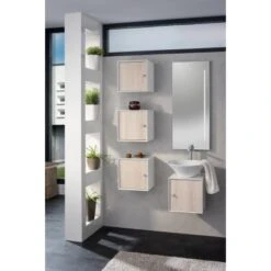 Fackelmann Waschbeckenunterschrank 67,5 Cm Ix! Weiß-Esche -Wenko Verkäufe 565577 3254 4 1