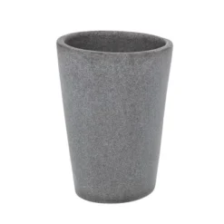 Wenko Zahnputzbecher Pebble Stone Grey Polyresin