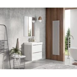 Maximus Waschtischunterschrank Velo 60 Cm Weiß Hochglanz -Wenko Verkäufe 5902490644878 4807 3