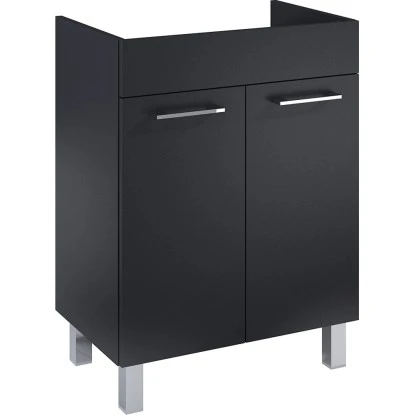 Maximus Waschbeckenunterschrank Cheese 60 Cm Schwarz Matt Mit Füßen 1 Maximus Waschbeckenunterschrank Cheese 60 Cm Schwarz Matt Mit Füßen