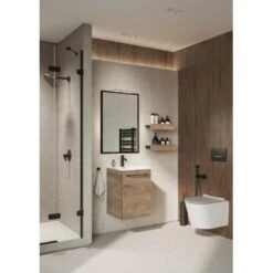 Maximus Waschbeckenunterschrank Cheese 40 Cm Canela Eiche Mit 1 Tür -Wenko Verkäufe 5902490648296 4807 3