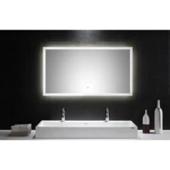 Posseik LED-Lichtspiegel 65 Cm X 120 Cm Neutralweiß Touch-Bedienung 7 Posseik LED-Lichtspiegel 65 Cm X 120 Cm Neutralweiß Touch-Bedienung -Wenko Verkäufe 5 cm mit touch bedienung 2